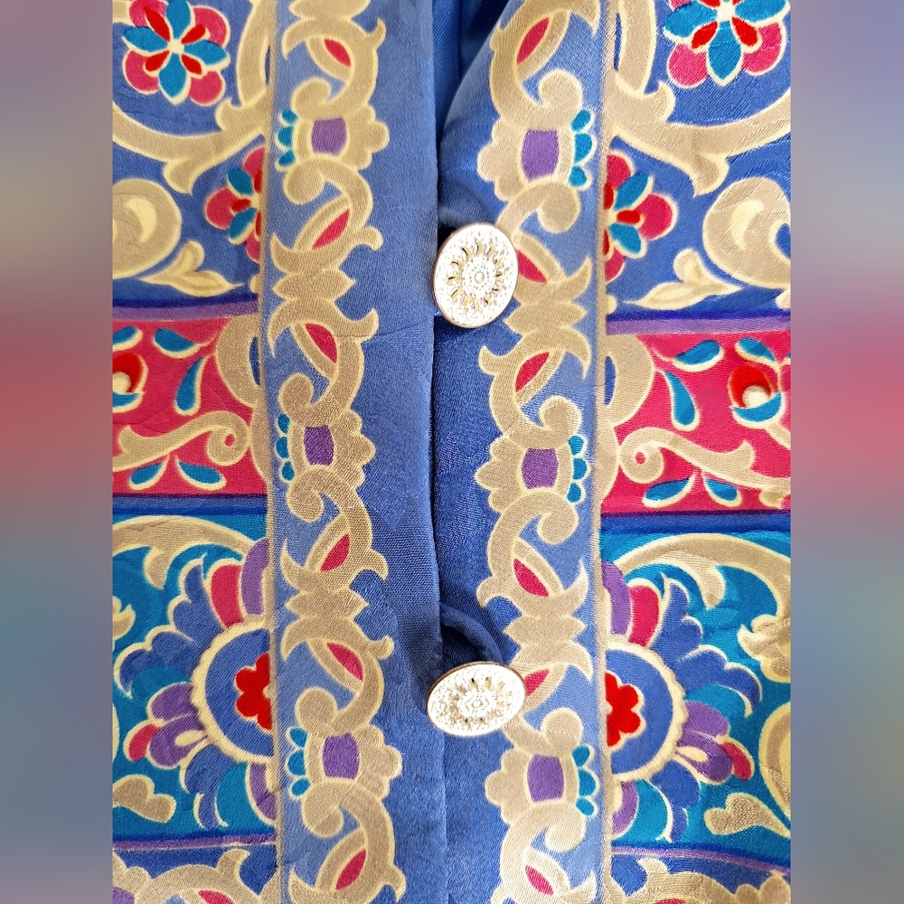 Vtg. Adrianna Papell "Suited For Silk" Old Money Core, 100% Silk skirt set. - Picture 5 of 15